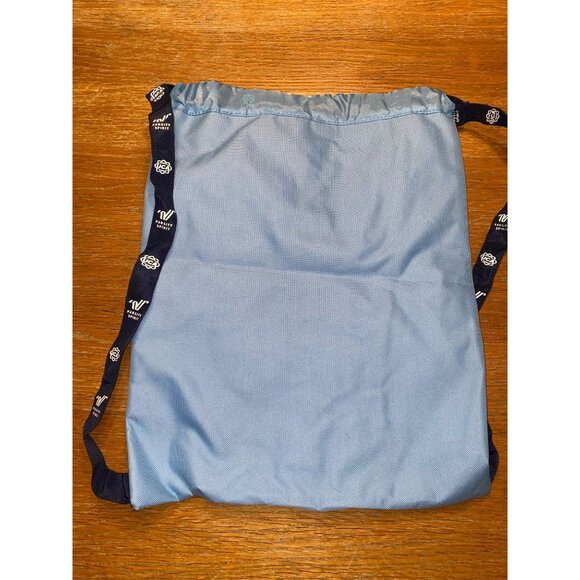 UCA All Star Championship Blue Drawstring Backpack With Zipper Pocket - Picture 4 of 4